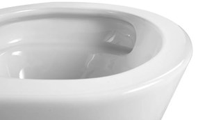 Sanigoods Cyclona compact randloos hangtoilet met tornado flush en zitting wit mat