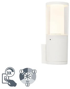 Moderne buitenwandlamp wit IP55 incl. GU10 3-staps dimbaar - Carlo Modern GU10 Buitenverlichting