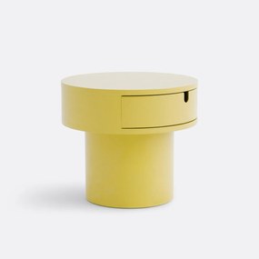 Gelakt nachtkastje met 1 lade, Tamita