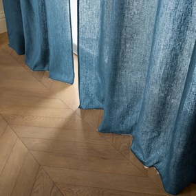 Linnen gordijn met strikken Colin