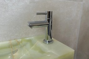 Saniclear Green Onyx fonteinset met rechte kraan in chroom