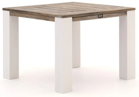 + 15% kassakorting | Tuin eettafel ROUGH | Vierkant | Tuintafel Teakhout | 100x100cm | 4 personen | Kees Smit Tuinmeubelen