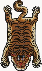 Handgetuft wollen vloerkleed Tiger
