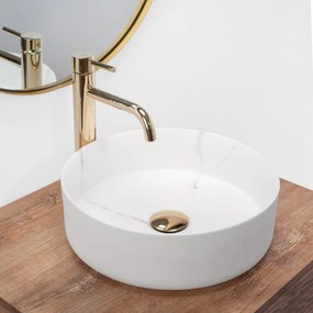 Opzetwastafel Rea Sami Marble Mat
