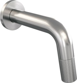 Brauer Brushed Carving inkortbare inbouw fonteinkraan RVS geborsteld PVD