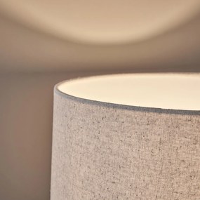 Lamp in eikenhout en linnen, Nestwood