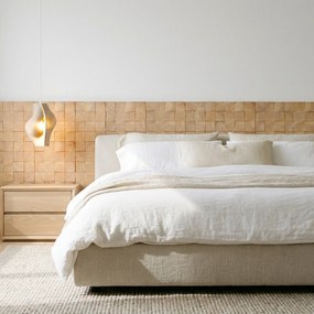 3D Houten Wandpaneel | Rubberwood | 30×30 cm | Wanddecoratie
