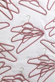 20-delige Set Fluwelen Hangers Palou Gold Terracotta Mousse - Sklum