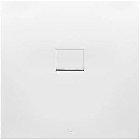 Villeroy & Boch Squaro Infinity kunststof douchebak quaryl vierkant 90x90x4cm mat wit udq9090sqi1v-rw