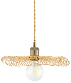 Luchtige hanglamp in bamboeØ30 cm, Ezia