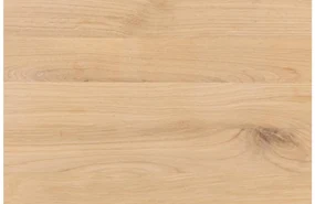 Goossens Bijzettafel Quinze, hout eiken onbewerkt, modern design, 110 x 50 x 50 cm