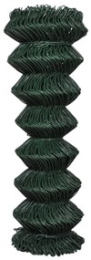 vidaXL Gaashek 1,25x15 m staal groen