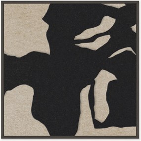 Ingelijste akoestische wandkunst Silent Shadow 1