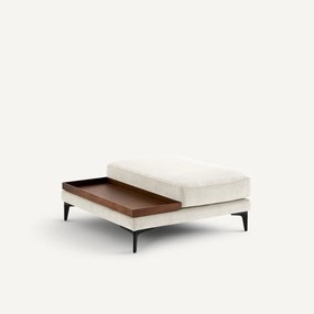 Voetensteun met dienblad, polyestermix, MODERNISTE, ontwerp Emmanuel Gallina