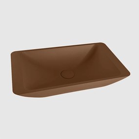 Mondiaz Topi Solid Surface waskom 60x35cm rust