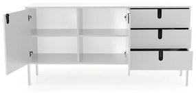 Tenzo Uno Wit Dressoir Met Lades - 171x46x86cm.