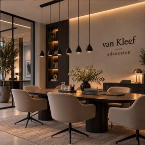 light en living Hanglamp Kalissa zwart