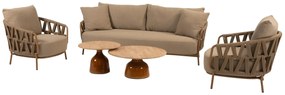4 Seasons Outdoor Biarritz loungeset amber Loungeset   beige weerbestendig