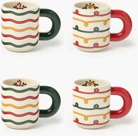 Kerstbekers Cutemas, 4-delig