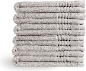 Gastendoek Supreme Collectie - 6 stuks - 30x50 - lichtgrijs