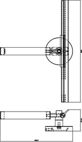 Eastbrook Genoa messing wisser chroom