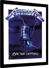 Ingelijste poster Metallica - Ride the Lighting