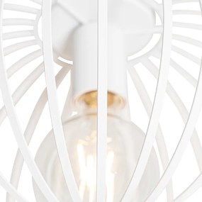 Design plafondlamp wit 30 cm - Johanna Design E27 rond Binnenverlichting Lamp