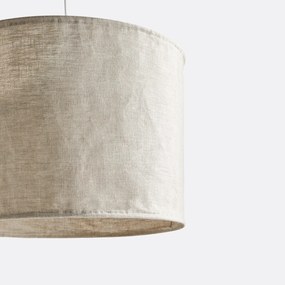 Hanglamp/Lampenkap in gekreukt linnenØ50 cm, Thade