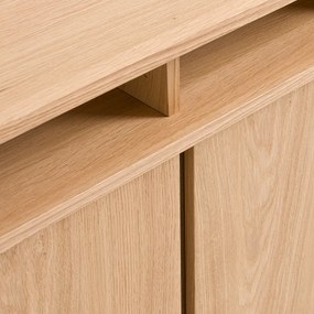 Laag dressoir met eikenfineer, ABAC