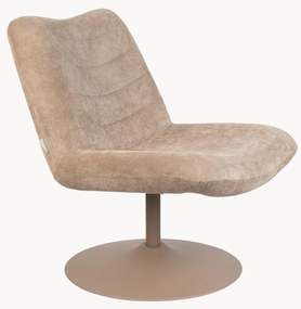 Draaibar corduroy loungefauteuil Bubba
