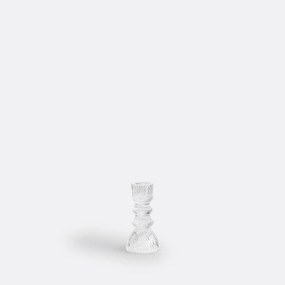 Kandelaar in glas H11 cm, Carsa