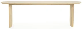 Eleonora Dex Eiken Eettafel Ovaal Naturel 250x100 Cm - 250 X 110cm.