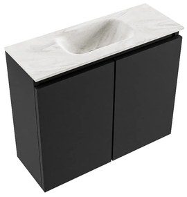 Mondiaz Ture DLux toiletmeubel 60cm urban met wastafel ostra midden met kraangat