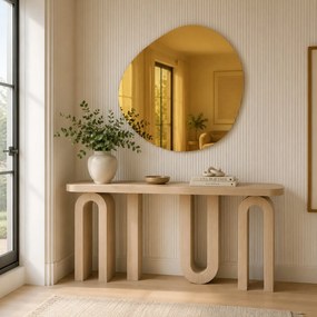 Spiegel met goudkleurig spiegelglas – Pure Collection R50