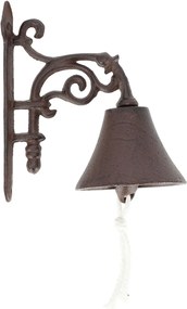 Esschert Design klassieke gietijzeren deurbel Flower