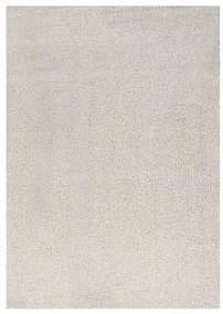 vidaXL Vloerkleed shaggy hoogpolig 120x170 cm crèmekleurig