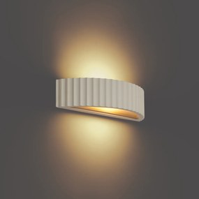 Scandinavische wandlamp beige organisch - Plaster