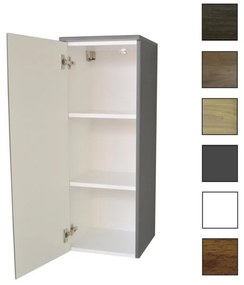 Sanicare kolomkast met reling greep 33,5x90x32cm grey-wood