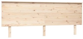 vidaXL Hoofdbord 204x6x82,5 cm massief grenenhout