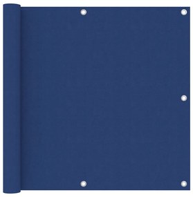 vidaXL Balkonscherm 90x500 cm oxford stof blauw