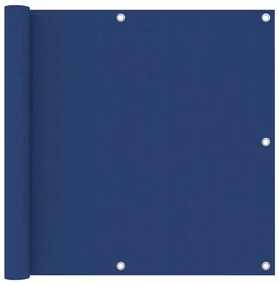 vidaXL Balkonscherm 90x500 cm oxford stof blauw