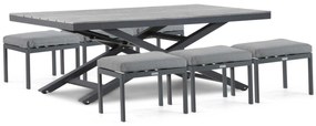 Picknick Set 6 personen Aluminium Grijs Lifestyle Garden Furniture Palazzo