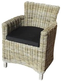 Showroommodel 6 x Liverno dining tuinstoel naturel rotan