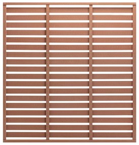 vidaXL Schuttingpaneel 180x180 cm HKC bruin