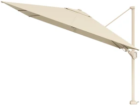 Platinum Challenger Zweefparasol T2 premium - 3x3 m. Champagne - Sandstone