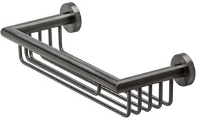Geesa Nemox doucherek 35x13,1x8,1cm brushed black metal