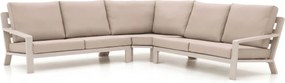 Hoek loungeset Bellagio | 5 personen | Loungeset Beige | Hoekbank Aluminium | Kees Smit Tuinmeubelen