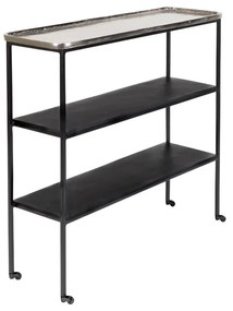 Zuiver Gusto Zilveren Trolley - 80 X 26cm.