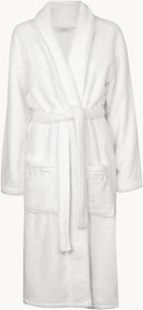 Katoenen unisex badjas Basic met sjaalkraag