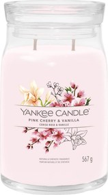 Yankee Candle geurkaars - Pink Cherry&amp;Vanilla - Signature Large Jar